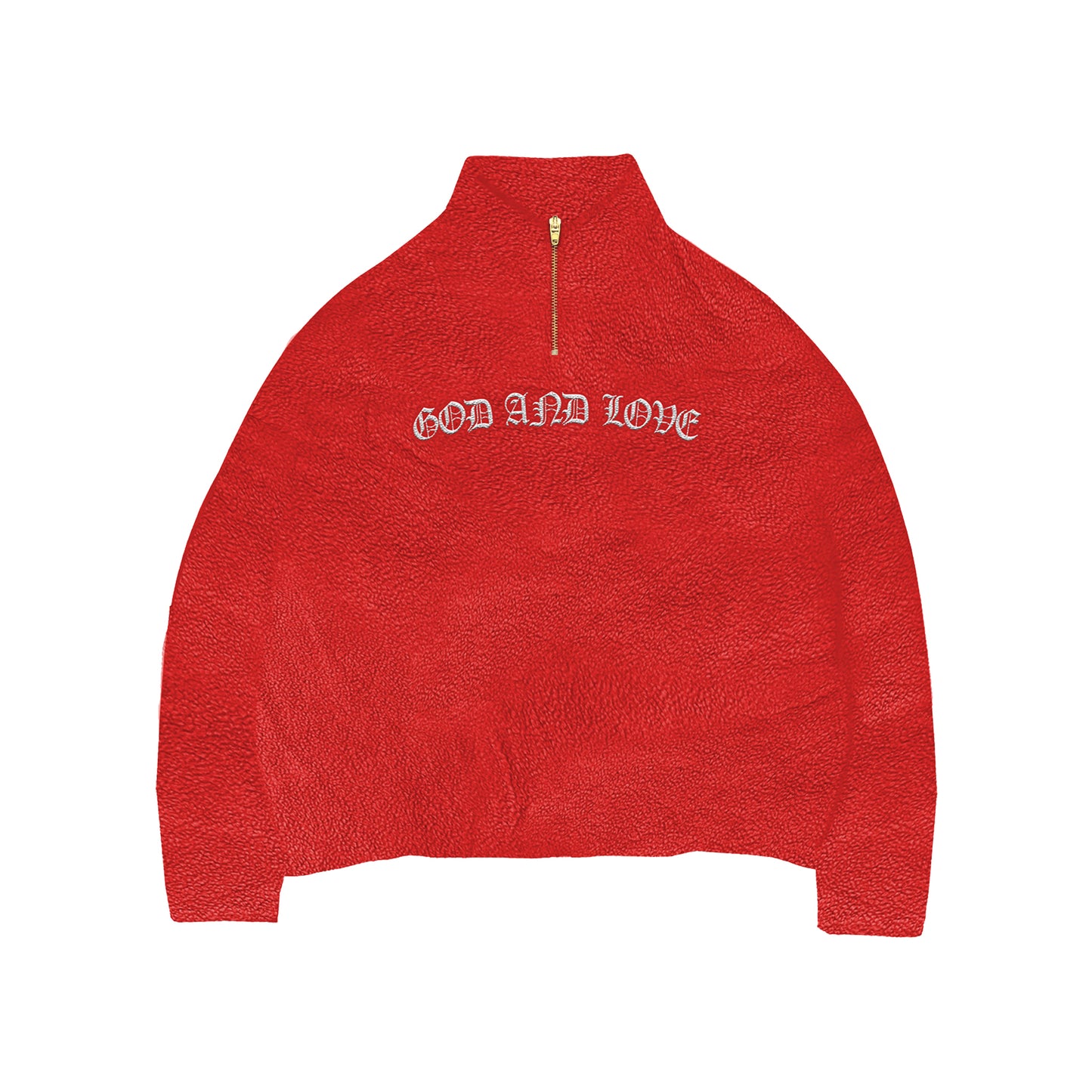 GL Half Zip Sweater Red