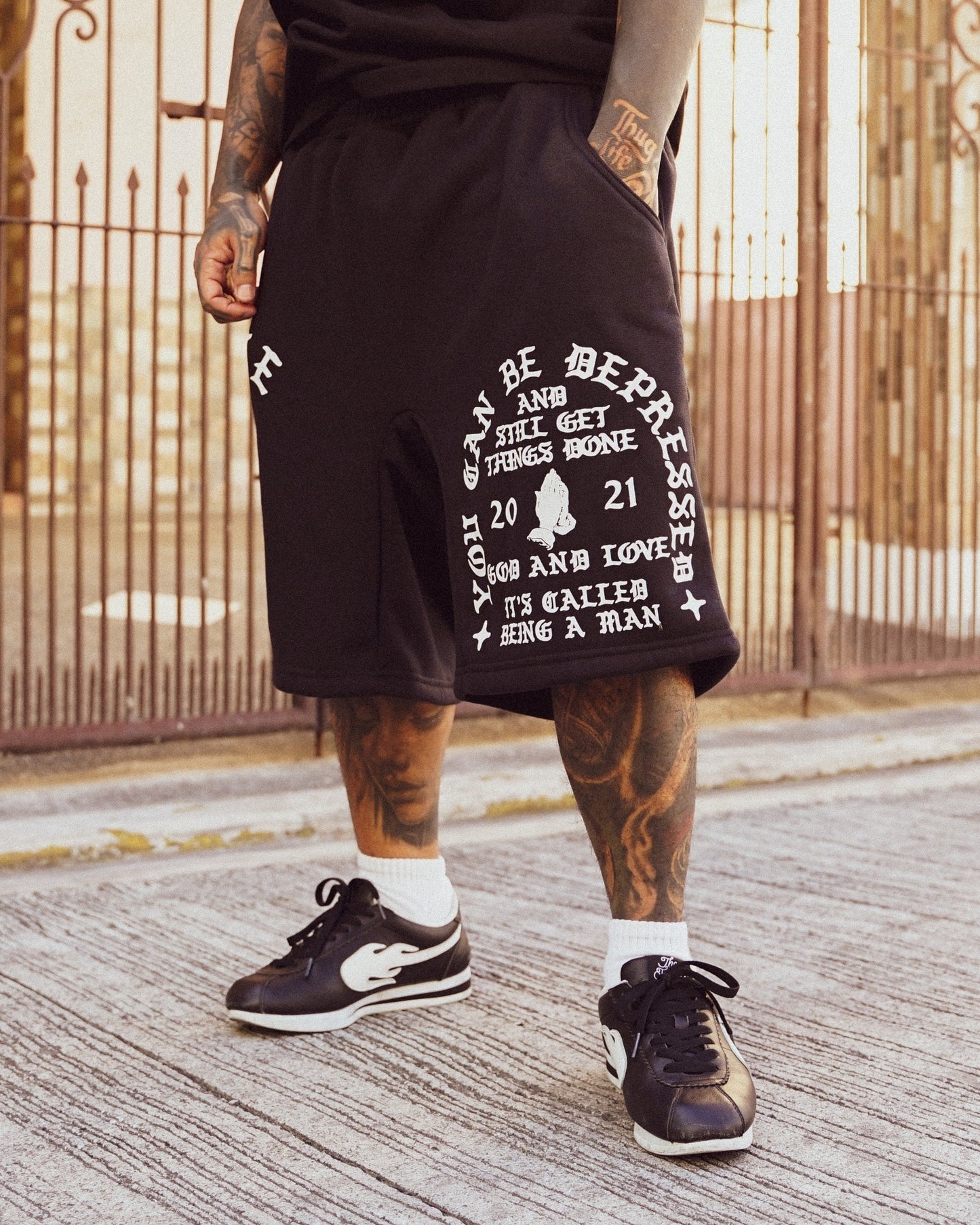 GL - BE A MAN SHORTS "BLACK"