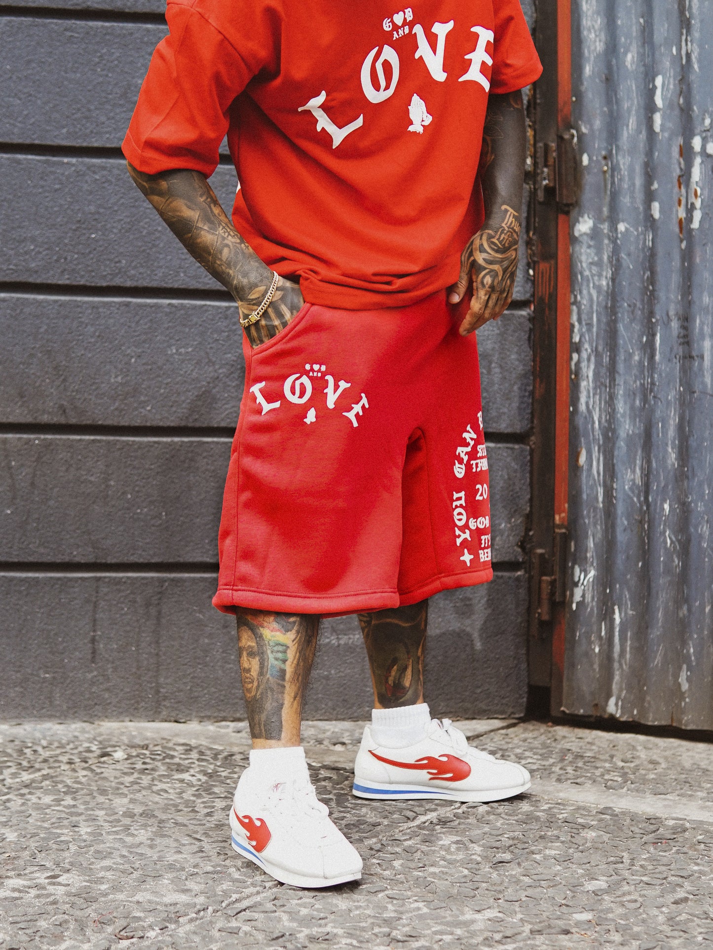 GL - BE A MAN SHORTS "RED"