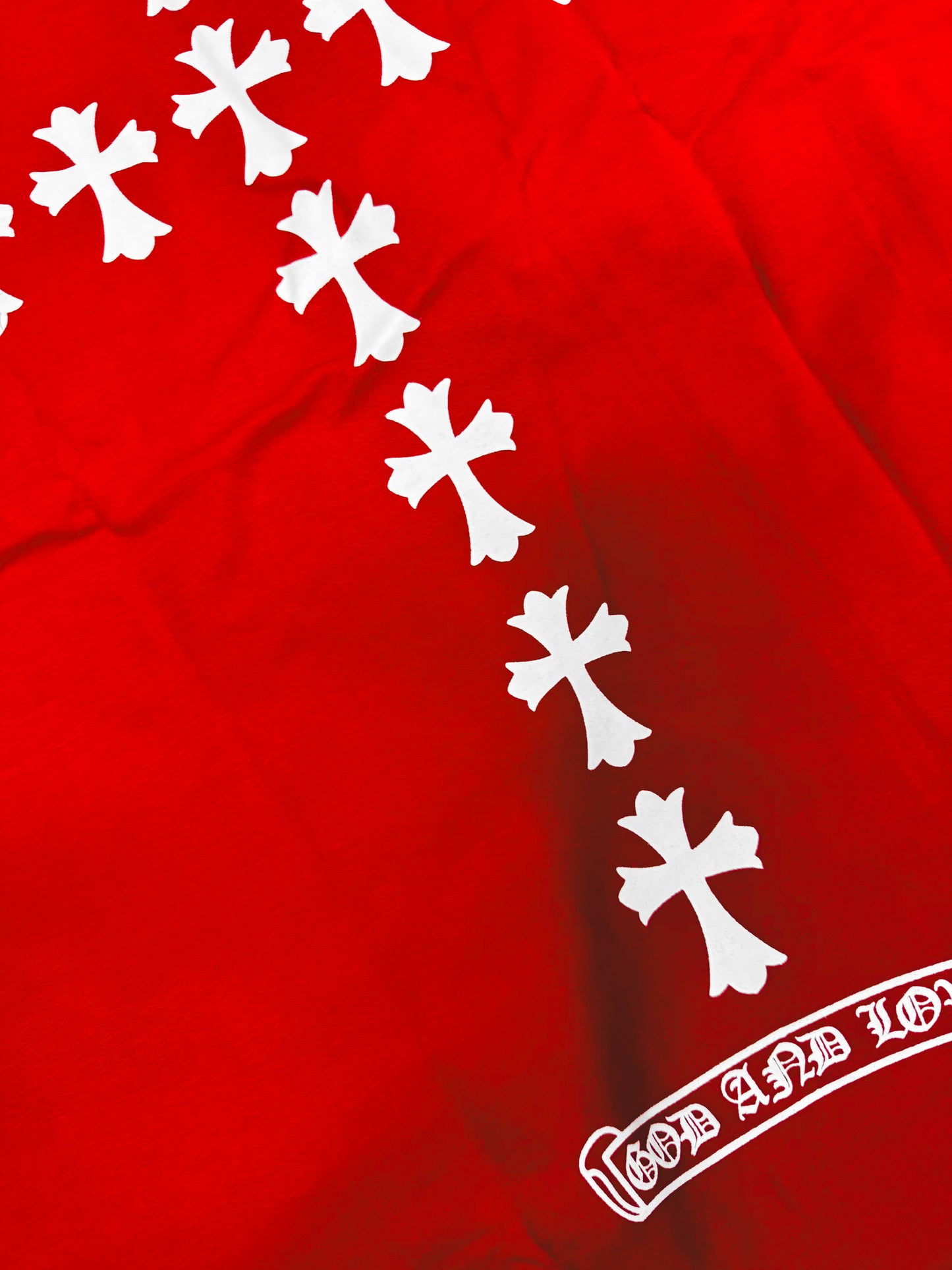 Cross Red - God and Love