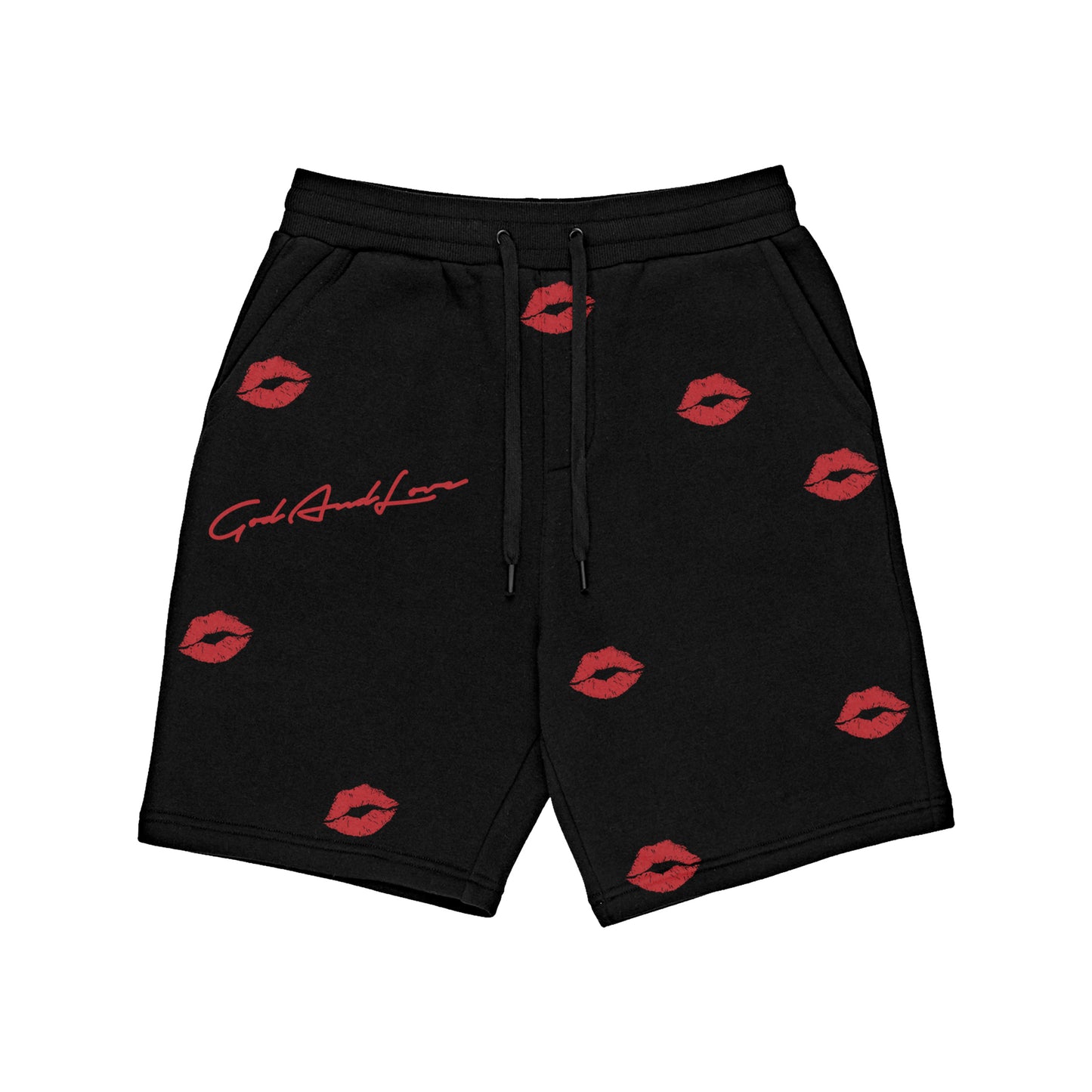 GL - LIPS SHORTS "BLACK"