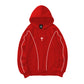 Reflectorized Cross Hoodie Red