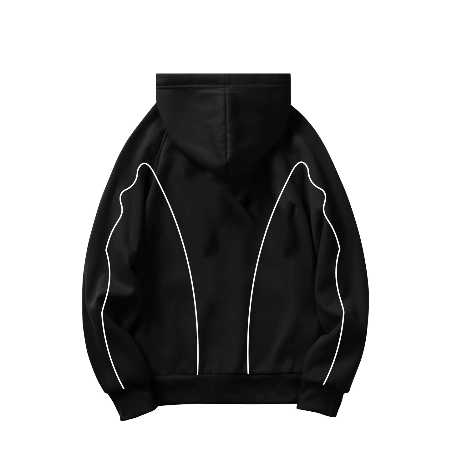 GL Reflectorized Cross Hoodie Black