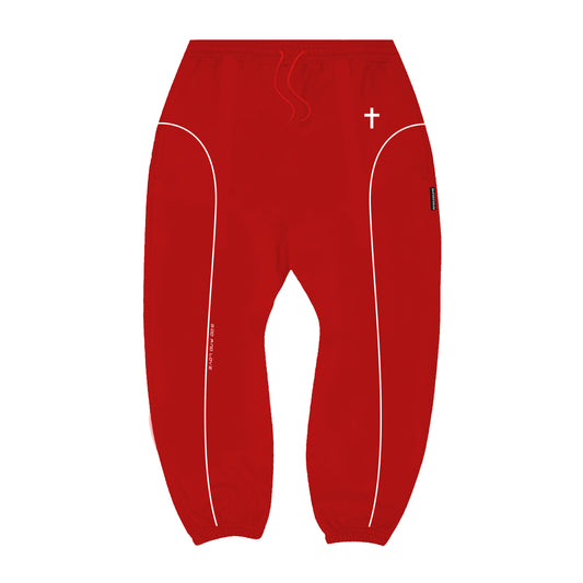 Reflectorized Cross Pants Red
