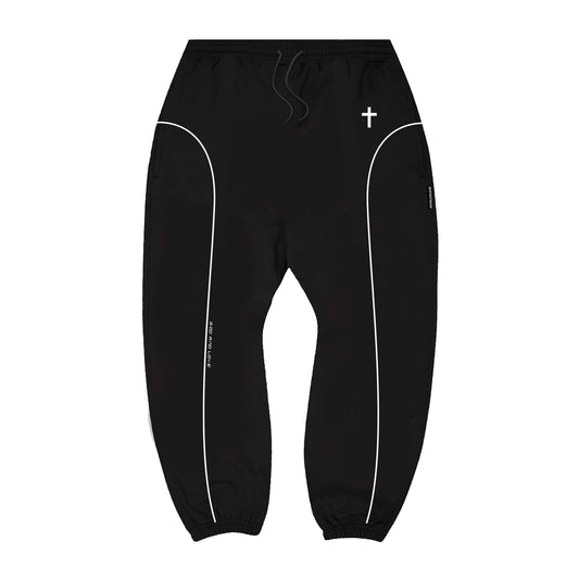 Reflectorized Cross Pants Black