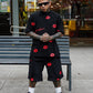 GL - LIPS SHORTS "BLACK"