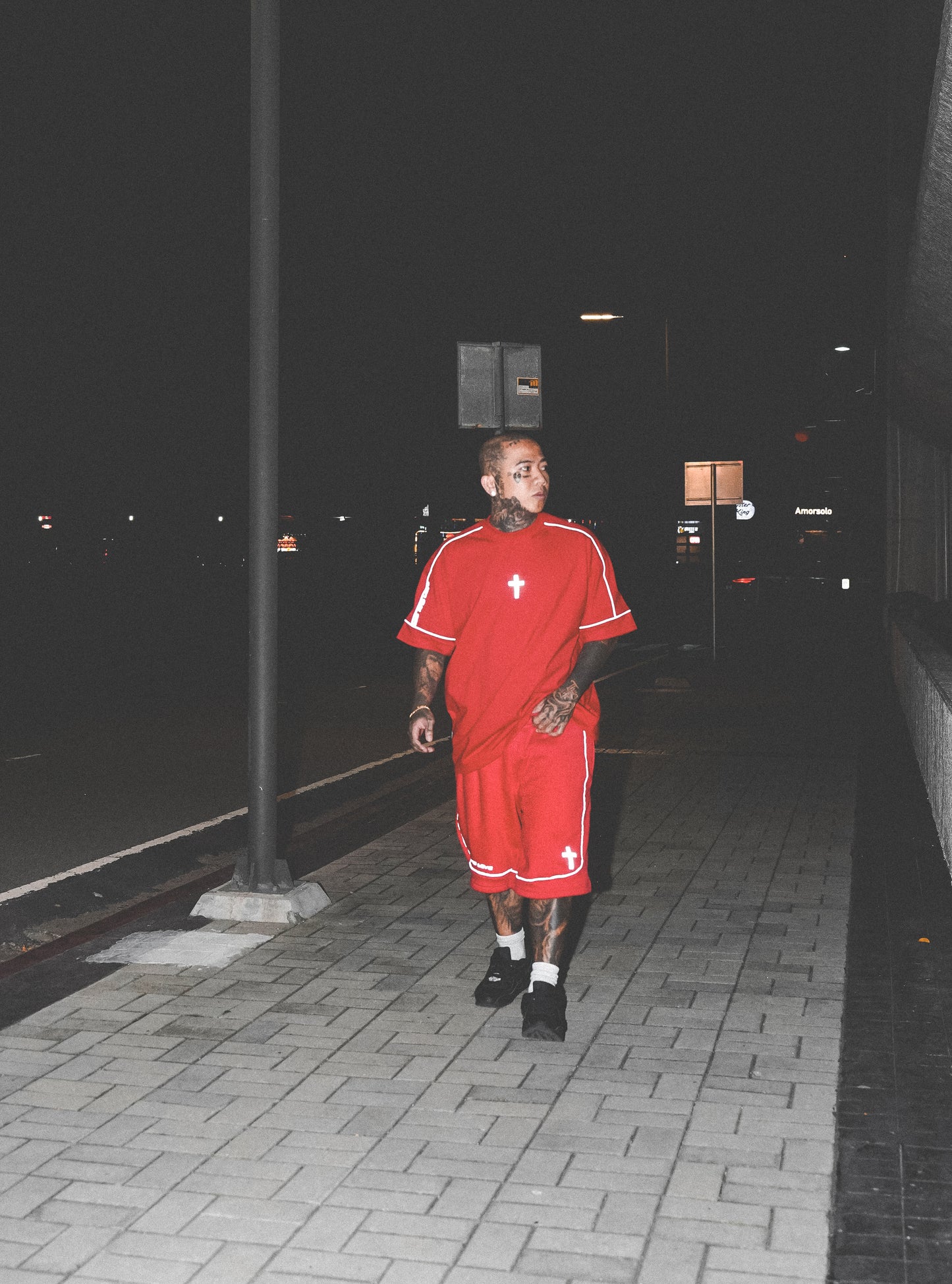 Cross Reflectorize Shirt Red