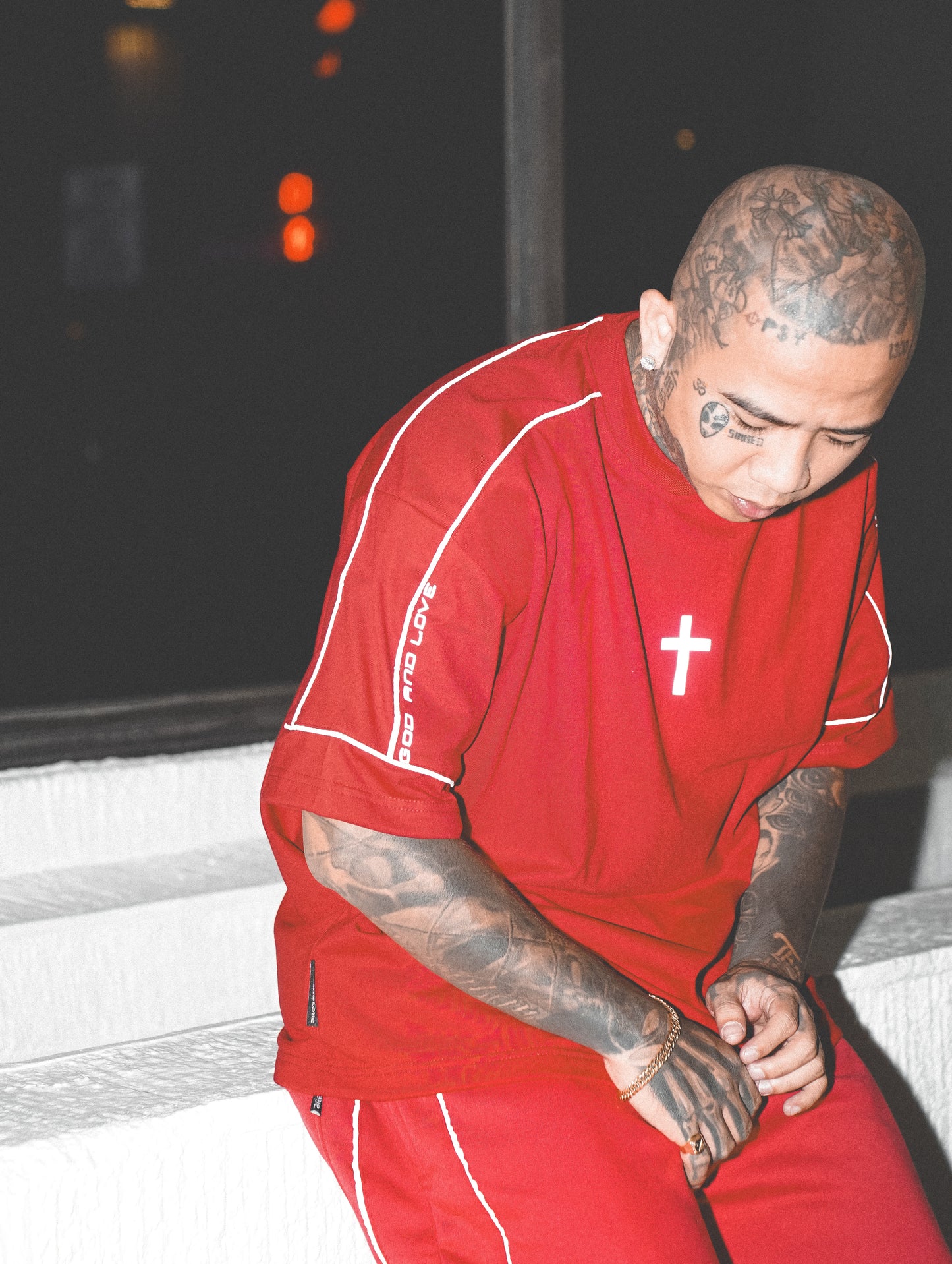Cross Reflectorize Shirt Red