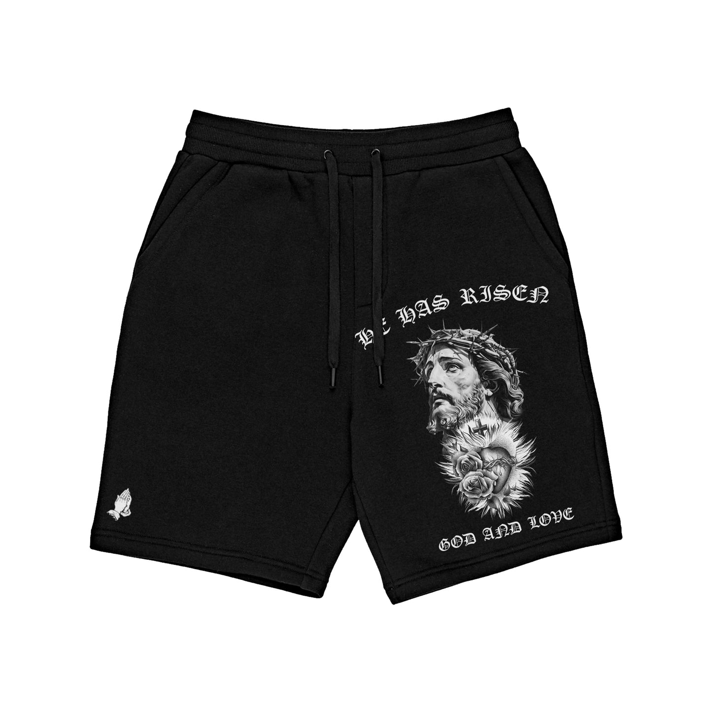 GL - HE HAS RISEN SHORTS "BLACK"