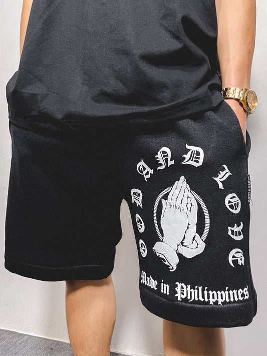 GL MADE IN PH SWEATSHORTS BLACK