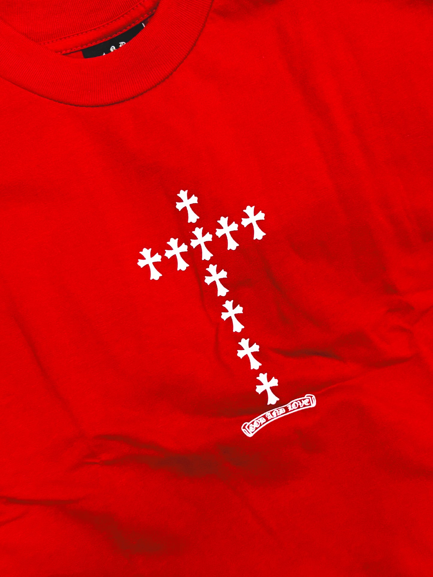 Cross Red - God and Love