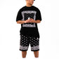 GL BANDANA SWEATSHORTS BLACK