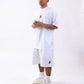 OG LOGO PRAYING HANDS SWEATSHORTS WHITE