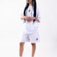 OG LOGO PRAYING HANDS SWEATSHORTS WHITE