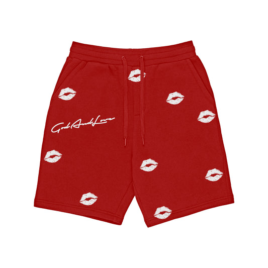 GL - LIPS SHORTS "RED"