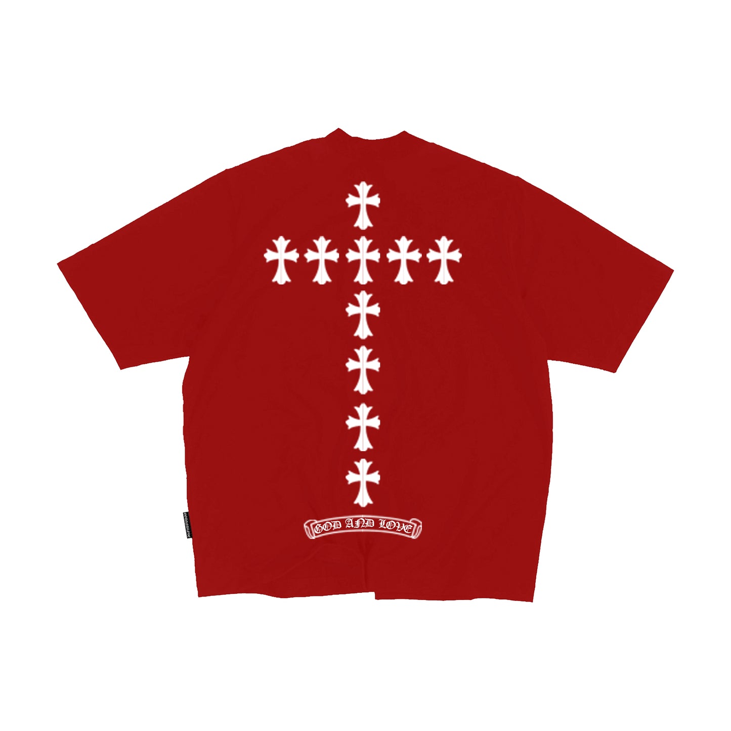 Cross Red - God and Love