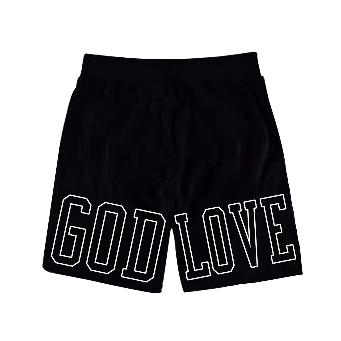 OG LOGO PRAYING HANDS SWEATSHORTS BLACK