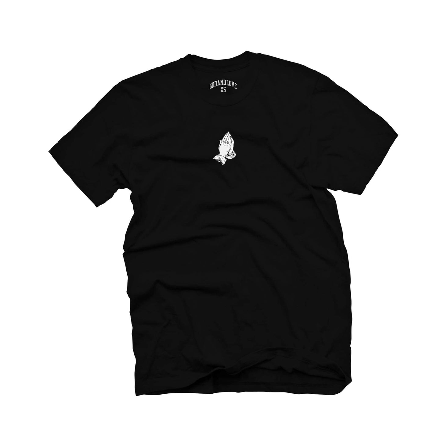 OG LOGO PRAYING HANDS T-SHIRT BLACK