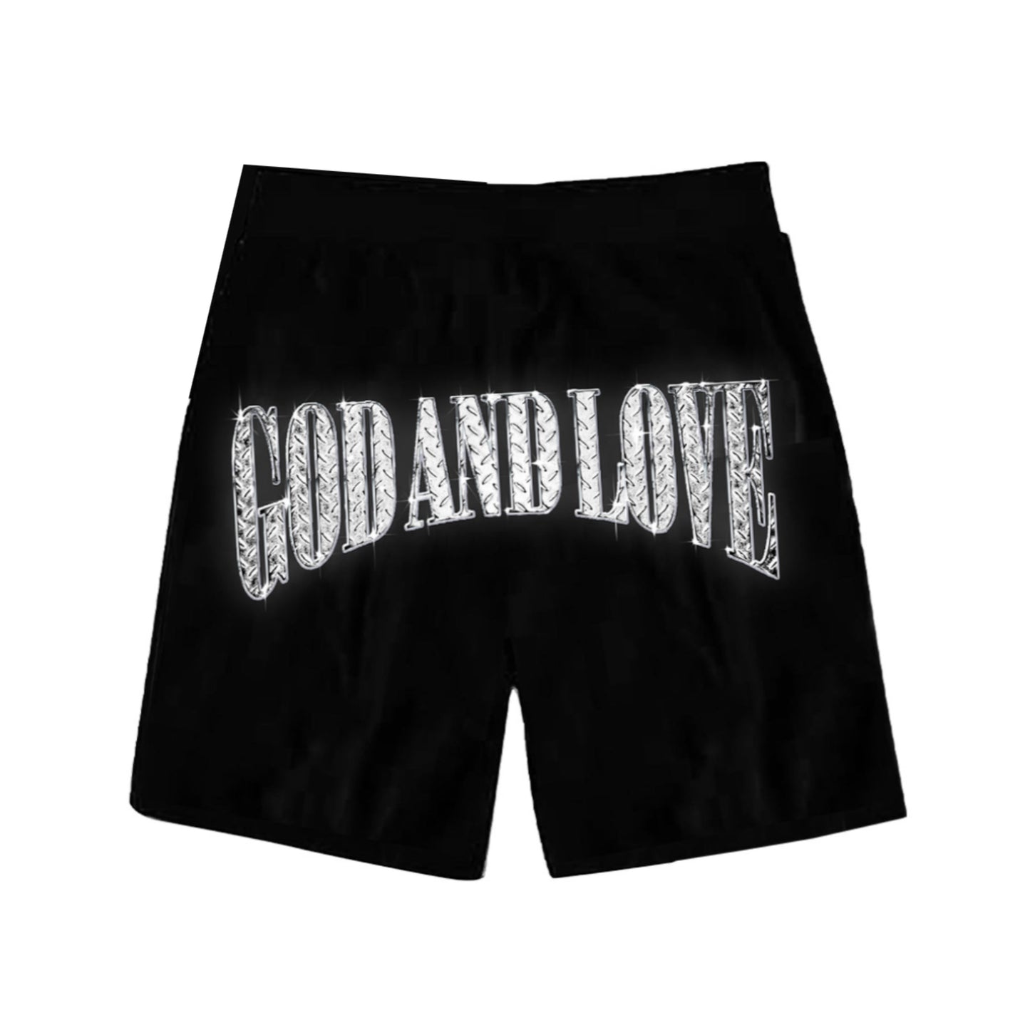 GL CHROME SWEAT SHORT BLACK