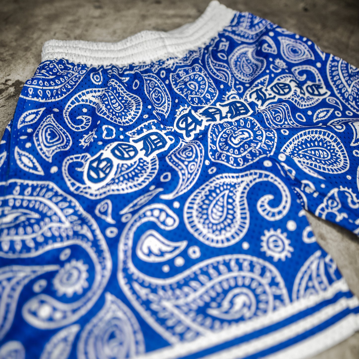 GL PAISLEY SHORTS BLUE