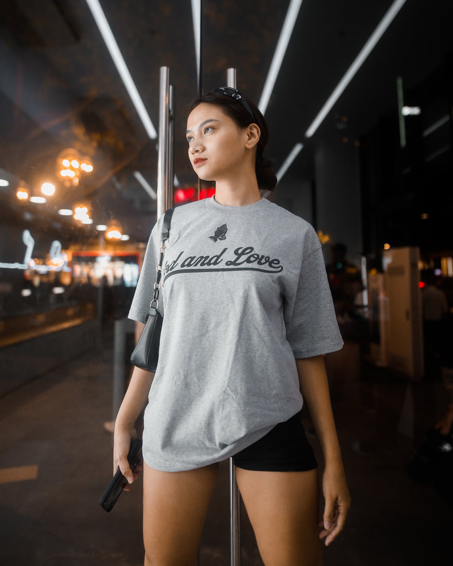 GL BASEBALL GREY TEE